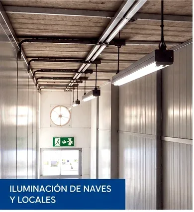 Iluminación de nave realizada por OTERO ENERGÍA